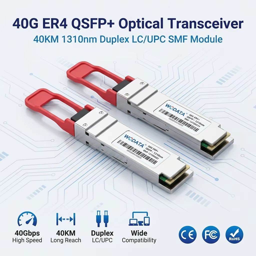 40G QSFP+ ER4 1310nm 60km Duplexl LC