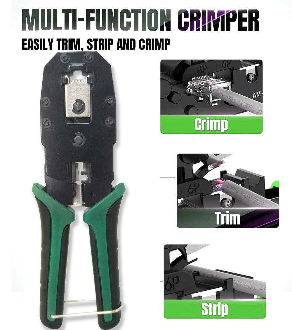 CAT5 3 IN ONE Crimping modular tool
