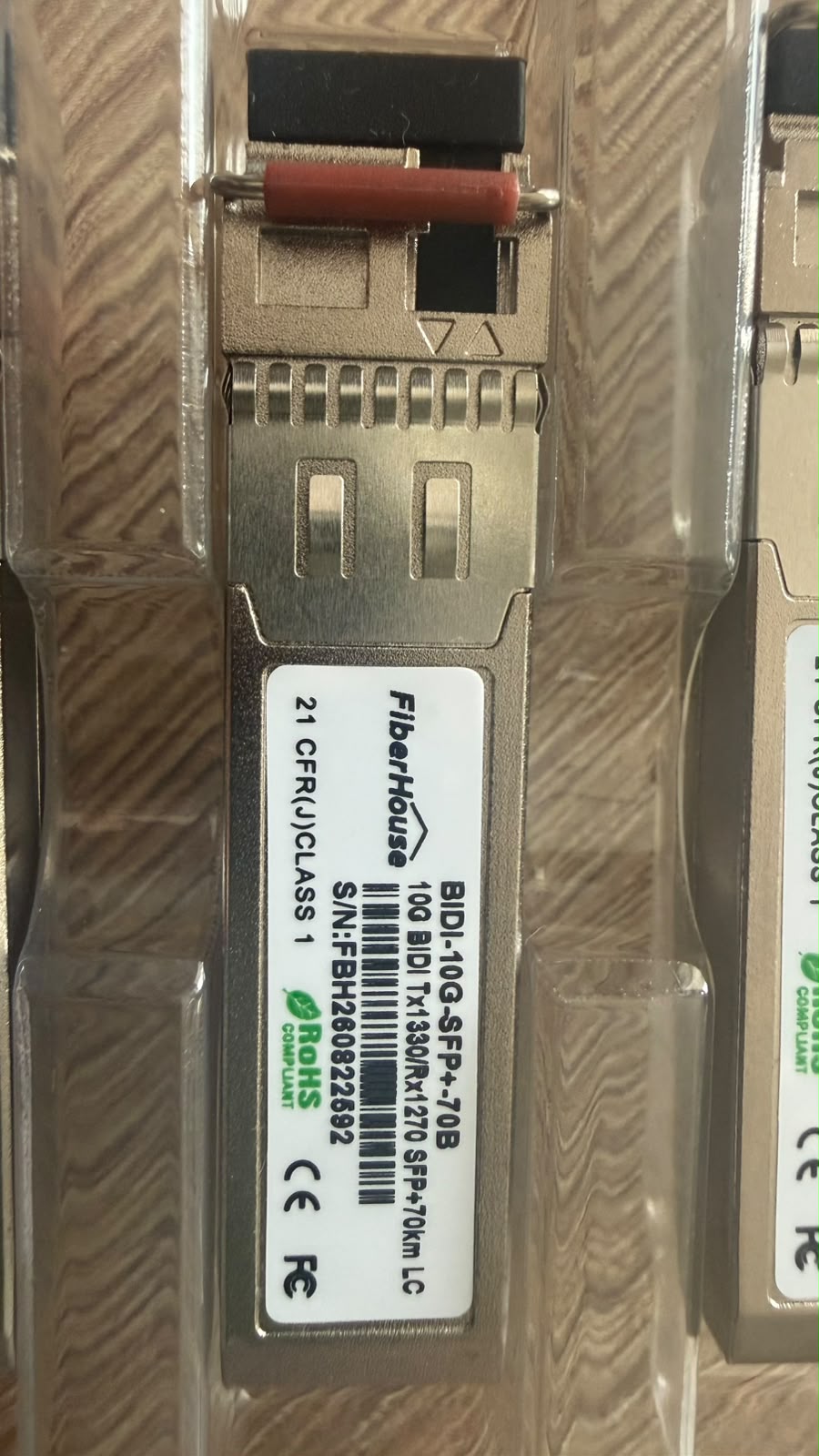 10G BIDI Tx1270/Rx1330 SFP+40km  LC