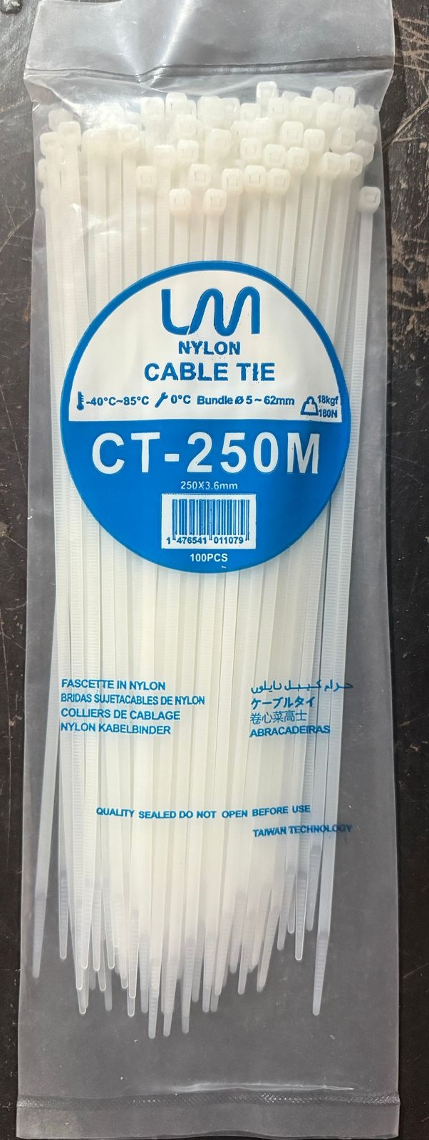 CABLE TIE 10INCH 3.6MM